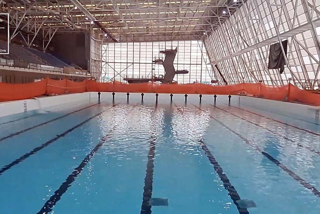 Santiago 2023: Centro Acuático del Estadio Nacional alcanza un 90% de progreso de la obra gruesa 1 Piscina Polo acuatico 04