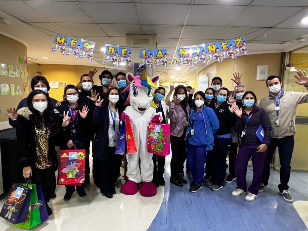 Municipio curicano llevó sonrisas a niños y niñas del hospital San Juan de Dios 1 visita hospital