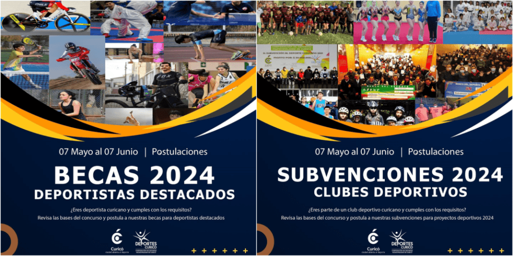 Últimos días para postular a las becas y subvenciones para deportistas y organizaciones deportivas que entrega la Municipalidad de Curicó 1 Abiertas las postulaciones para reconocimientos y subvenciones 1068x534 1