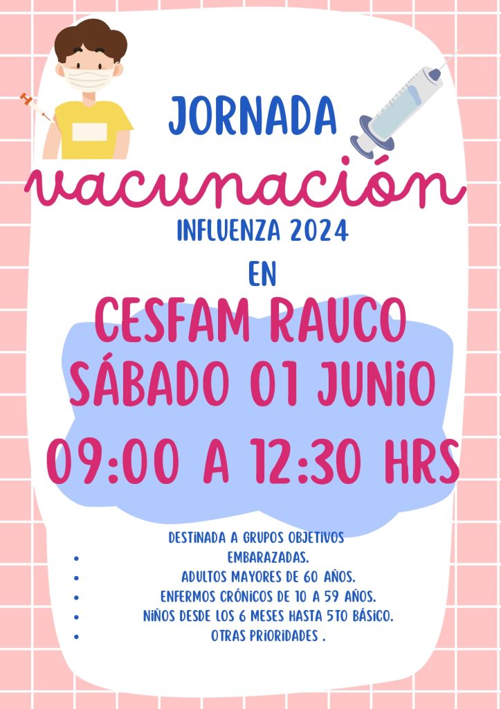 Jornada de Vacunacion Rauco 01 de junio