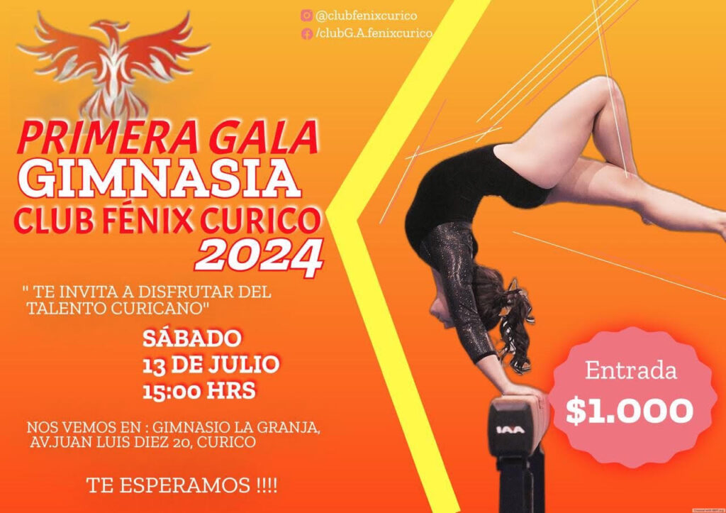 Gala de gimnasia artística organizada por Club Fénix de Curicó busca reunir recursos para asistir a torneo internacional 1 GALA 1