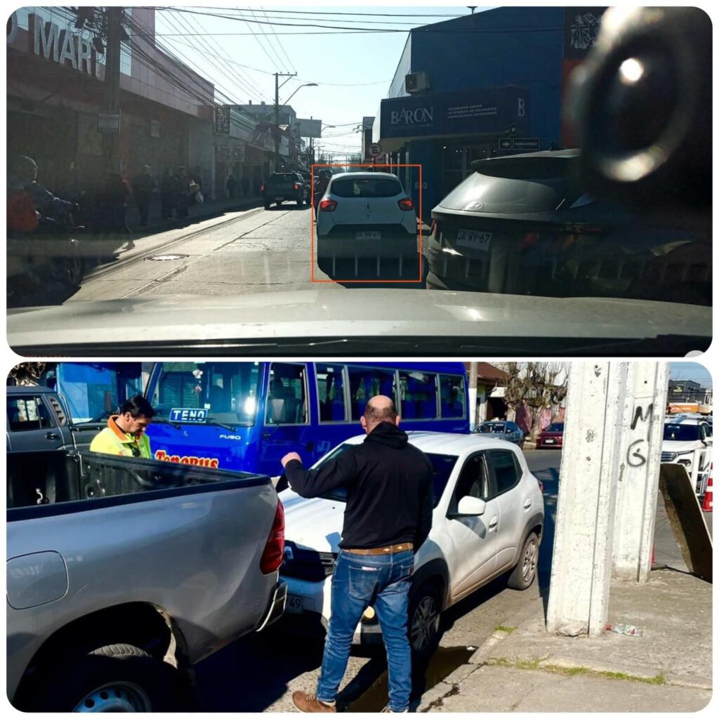 Aplicación lectura de patentes permitió a inspectores de tránsito de la Municipalidad de Curicó recuperar automóvil sustraído el año pasado 1 VEHICULO RECUPERADO