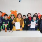 Firma convenio proyecto de Conservacion de Emergencia Escuela Los Alisos