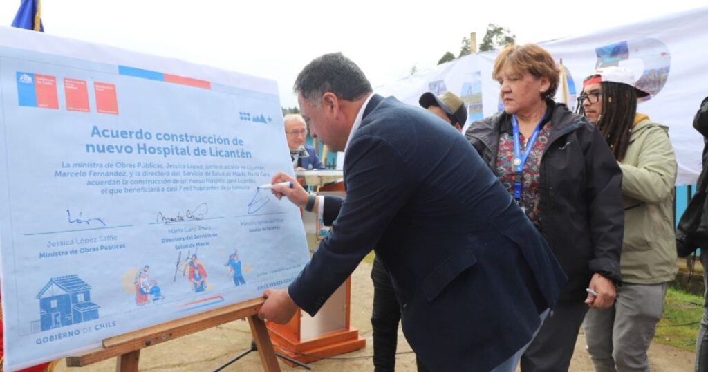 MOP y MINSAL acuerdan construcción del nuevo Hospital de Licantén 1 Hospital de Licanten