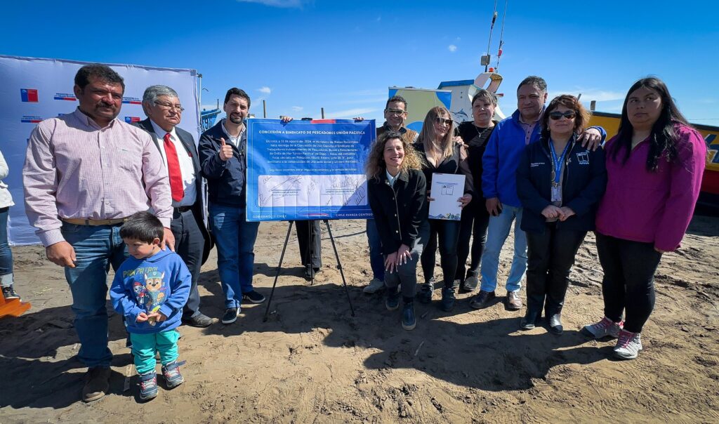 Bienes Nacionales Maule, entregó terreno a Sindicato de pescadores Unión Pacífica del sector Iloca - Duao 1 Duao