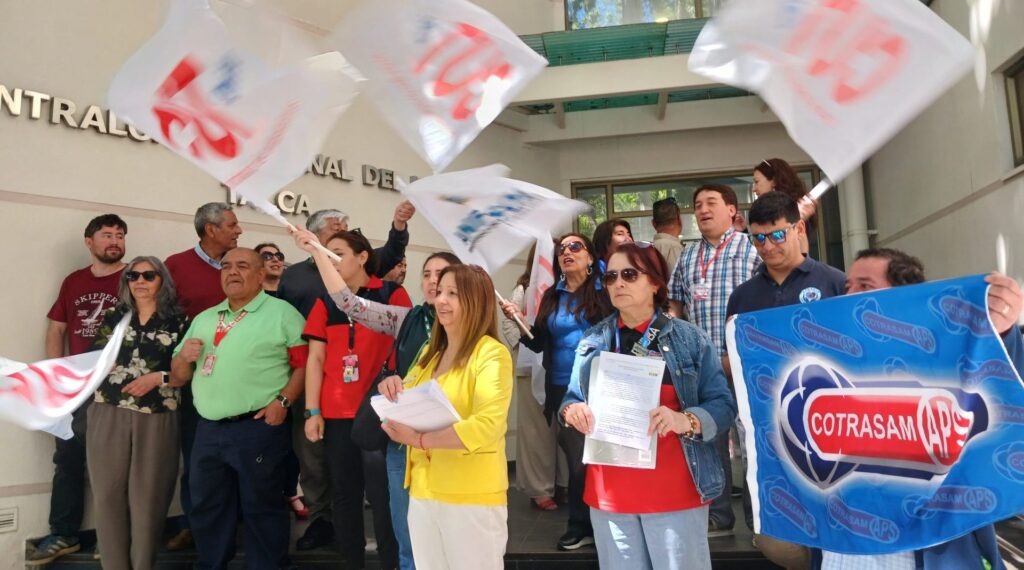 Dirigentes del Sector Público en Maule Protestan Contra Dictamen de Contraloría Nacional 1 CUT Talca 1