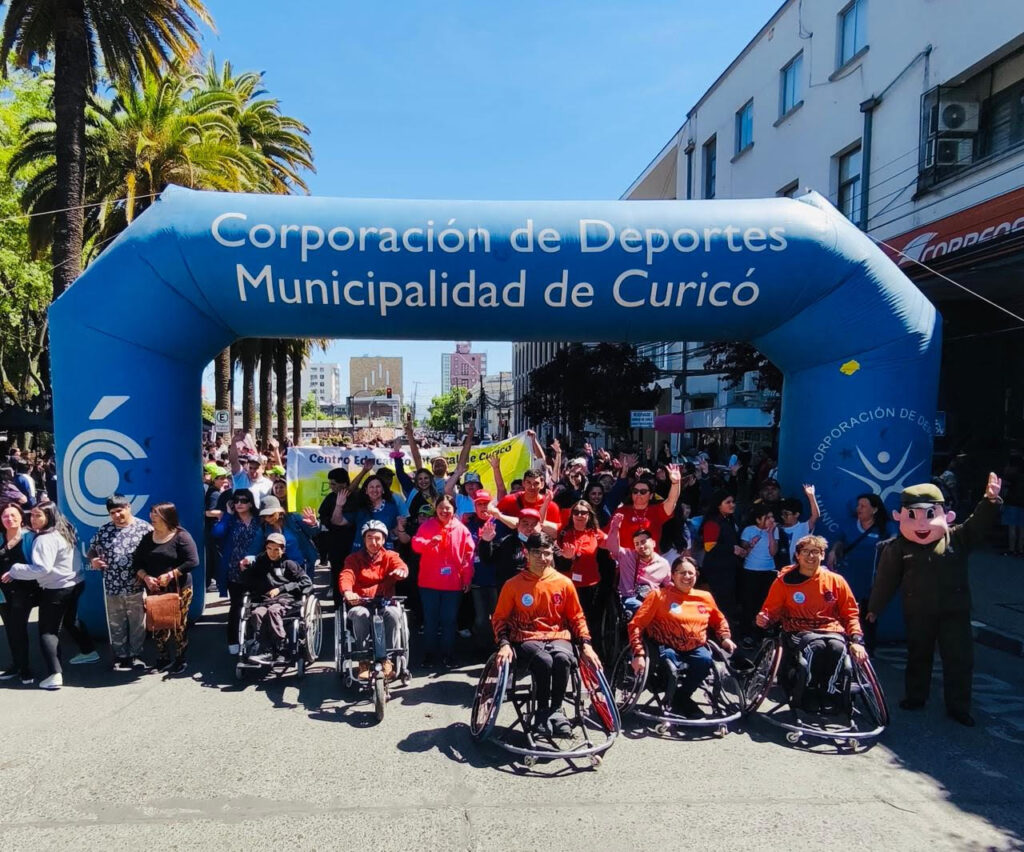 Curicó realiza actividad “Corre y camina por la Inclusión” 1 Curico Corre por la inclusion