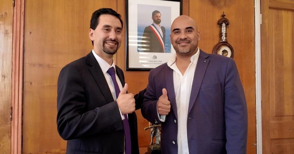 Molina: Seremis de Bienes Nacionales y Desarrollo Social sostienen primeras reuniones de trabajo con alcalde Felipe Méndez 1 Reunion seremi Molina