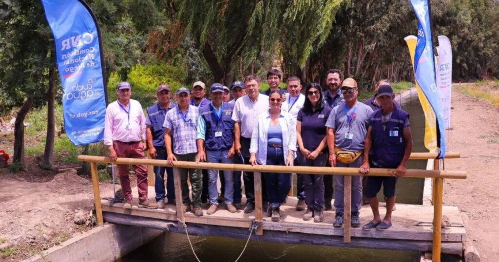 Inauguran canal Los Quillayes en Sagrada Familia con la presencia del Ministro de Agricultura 1 Canal Los Quillayes