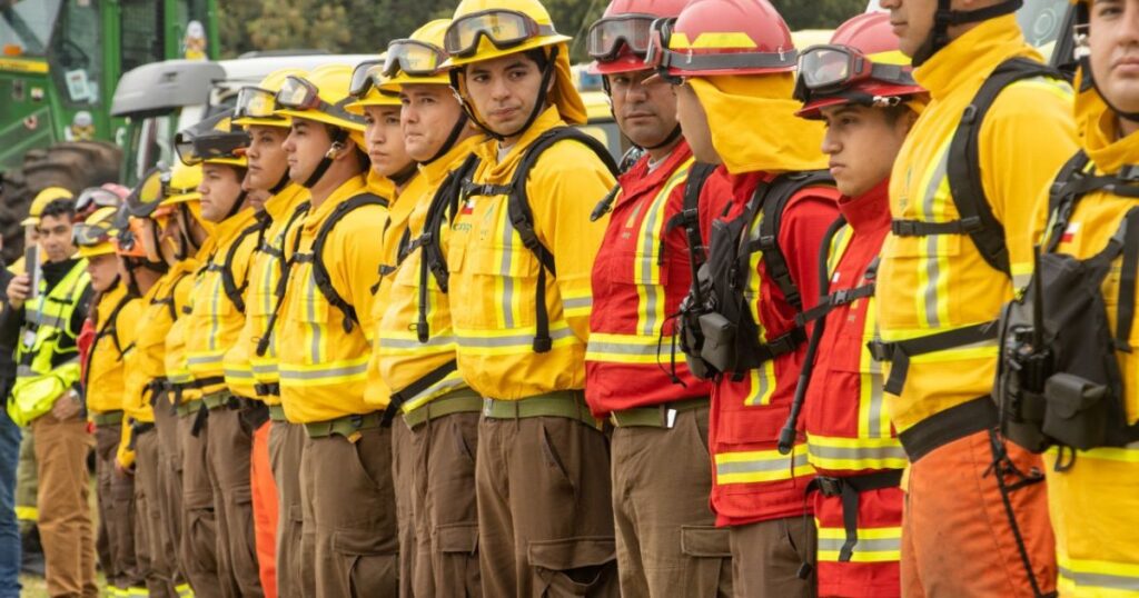 Bomberos, Carabineros y Conaf, los mejores evaluados por labor en los incendios forestales 1 Conaf