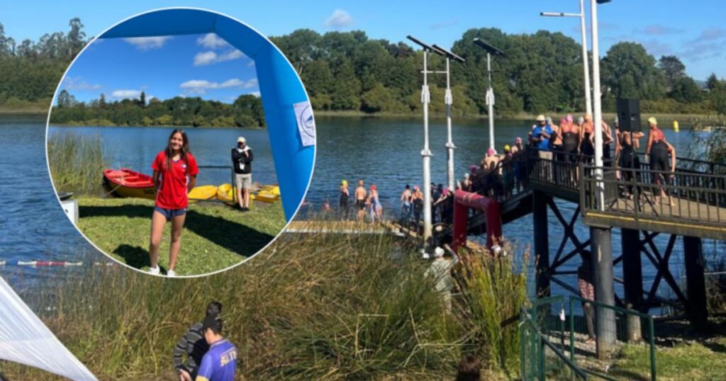 Talquinos brillan en el Nacional de Aguas Abiertas en Valdivia 1 Talquina en aguas abiertas