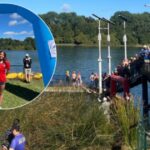 Talquina en aguas abiertas