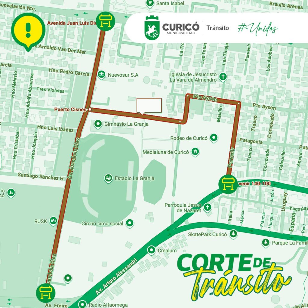Cortes y desvíos de tránsito por la Fiesta de la Vendimia de Curicó Chile 2025 2 481239119 669606868935654 6196386940254577668 n