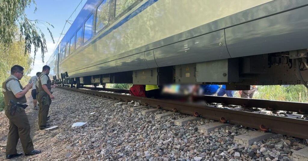 Hombre resulta gravemente herido tras ser impactado por un tren en Curicó 1 Accidente ferroviario