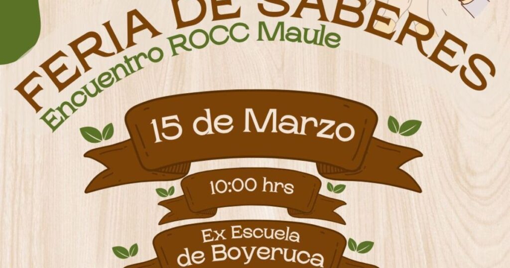 Boyeruca celebra la cultura local con la Feria de Saberes 1 Feria de Boyeruca