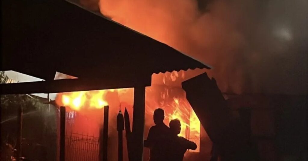 Incendio Sanatorio Sagrada Familia