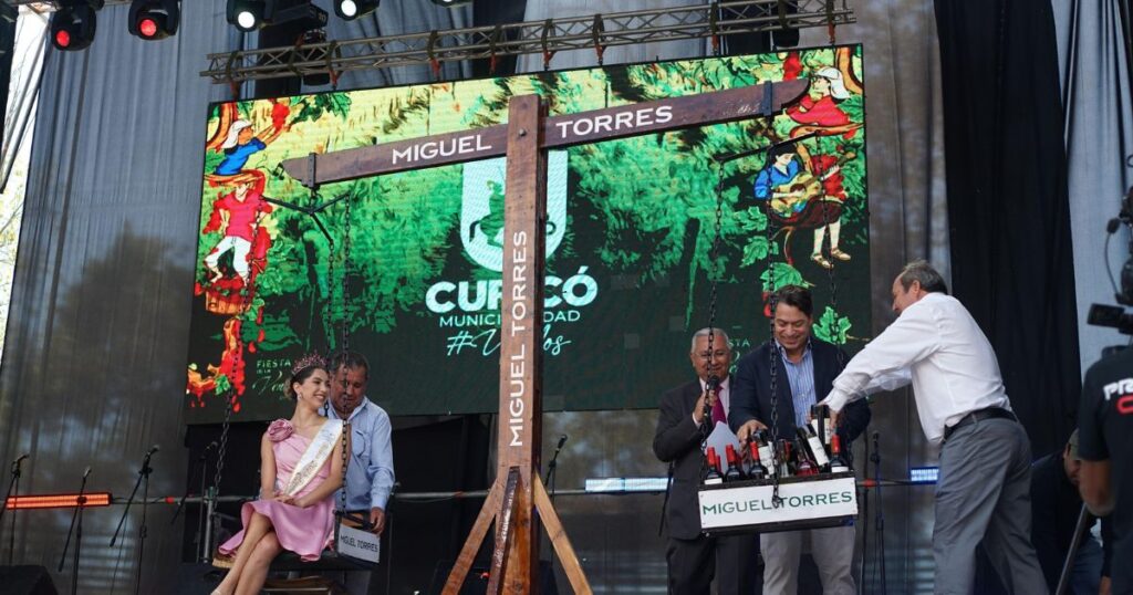 ceremonia oficinal Fiesta de la Vendimia Curico