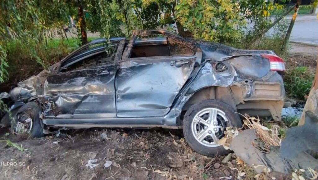 Tres mujeres resultaron heridas tras accidente vehicular en Sagrada Familia 1 Accidente Sagrada Familia