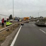 Dos lesionados dejo accidente de transito en la Ruta 5 Sur en las cercanias de Teno
