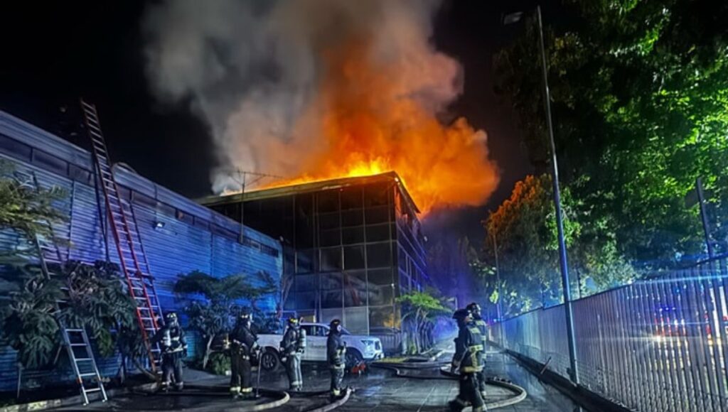 incendio Radio El Conquistador