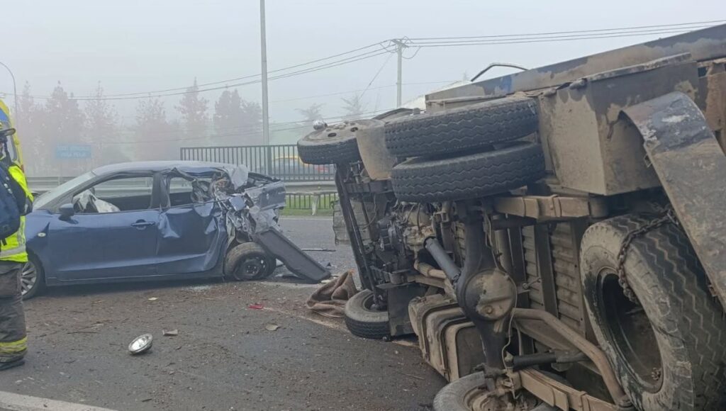 Accidente múltiple en Ruta 5 Sur deja 20 lesionados en Linares 1 Accidente multiple en Ruta 5 Sur deja 20 lesionados en Linares