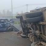 Accidente multiple en Ruta 5 Sur deja 20 lesionados en Linares