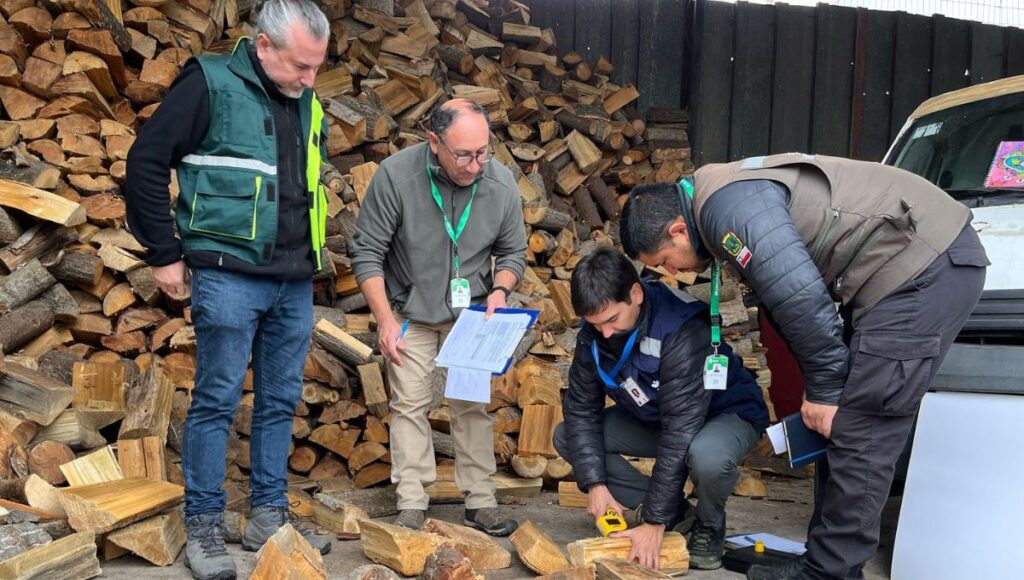 Estricta fiscalizacion al comercio lenero en Curico