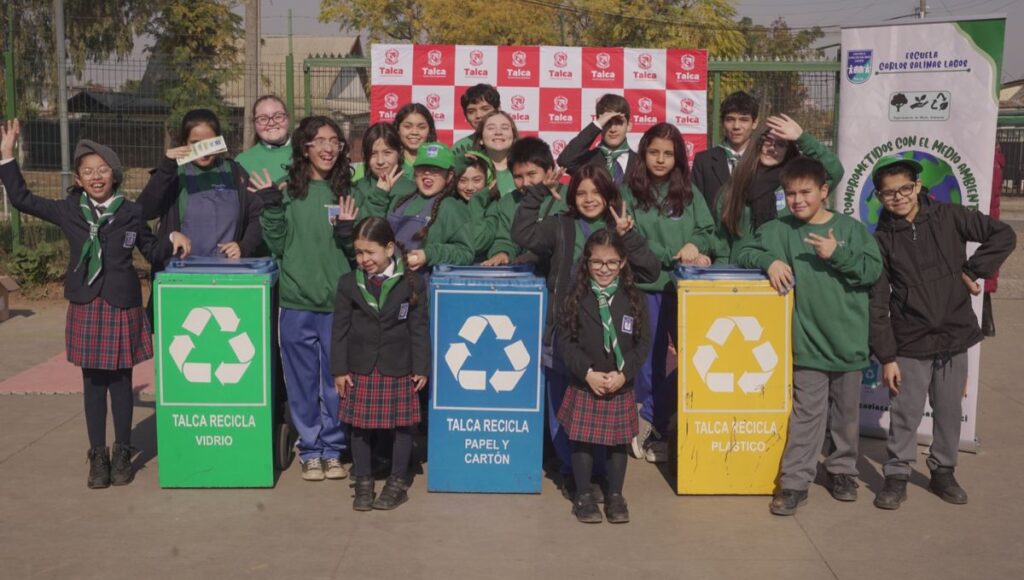 Talca conmemora el Dia del Reciclaje con protagonismo estudiantil y logros ambientales historicos