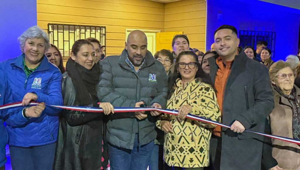 Molina: construyen sede social para vecinos de Buena Unión 1 Molina construyen sede social para vecinos de Buena Union