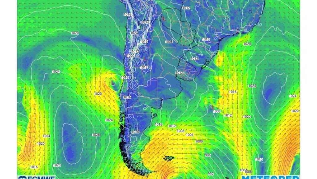 Frente de mal tiempo traera lluvias a la zona central y nevadas en la cordillera