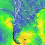 Frente de mal tiempo traera lluvias a la zona central y nevadas en la cordillera