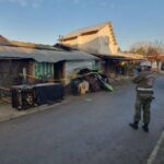 LABOCAR investiga incendio que destruyo tres viviendas en Pelarco