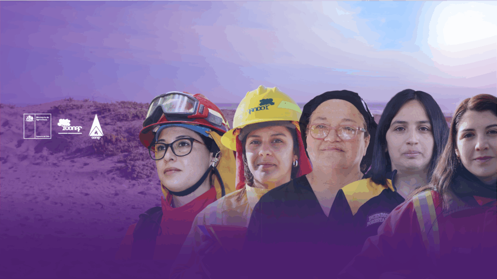 CONAF destaca avances del Programa de Emergencia de Empleo con fuerte presencia femenina y multicultural. 1 banner mujeres en incendios v2