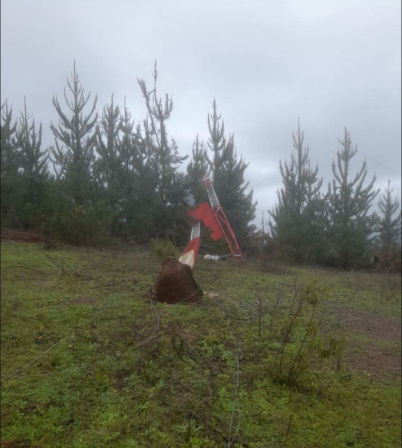 Constitución: vandalizan torre de detección de incendios en predio Peña Blanca 1 536282408 1246595500818950 7315280449244881066 n