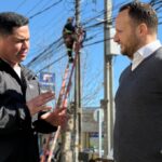 Diputado Jorge Guzman y concejal Cristofer Moller valoran inicio del retiro de cables en desuso en Talca