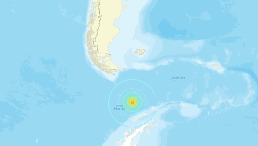 Fuerte sismo de magnitud 7.6 en la Antártica: SHOA decretó estado de precaución por amenaza de tsunami 1 Fuerte sismo de magnitud 7.6 en la Antartica SHOA decreto estado de precaucion por amenaza de tsunami