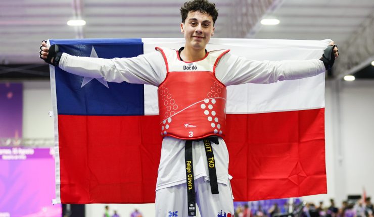 ¡Brillo chileno en los Juegos Panamericanos Junior! Felipe Olivero se lleva el oro en taekwondo 1 IMG 8140 740x430 1