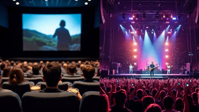 Asistir al cine y a conciertos son las actividades culturales favoritas de los chilenos 1 foto 0000000220250818143447