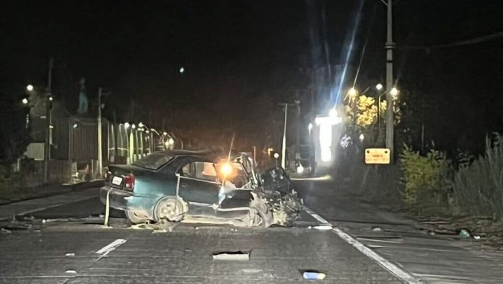 Accidente de transito en ruta L30M que conecta San Javier con Constitucion deja dos muertos y cuatro heridos