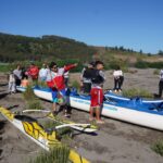 Licanten inaugura historico Taller de Canotaje en la desembocadura del Rio Mataquito