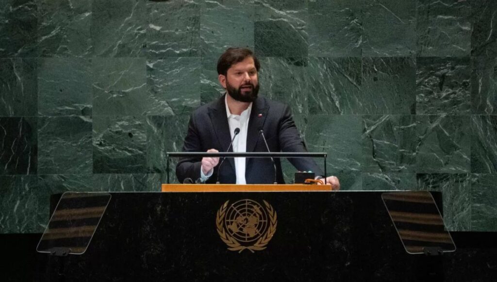 Presidente Boric viaja a Nueva York en medio de expectativas por eventual apoyo a Bachelet a la Secretaría General de la ONU 1 Presidente Boric viaja a Nueva York en medio de expectativas por eventual apoyo a Bachelet a la Secretaria General de la ONU