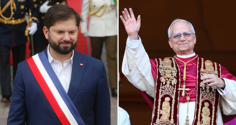 Presidente Boric confirma viaje a Roma para reunirse con el papa León XIV 1 boric papa leon xiv 750x400 1