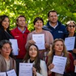 Cuidando con Amor cuidadoras maulinas reciben certificacion gracias a alianza entre CRDP y AIEP