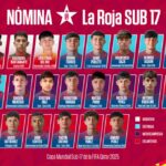 La Roja Sub 17 define su nomina para el Mundial de Qatar 2025