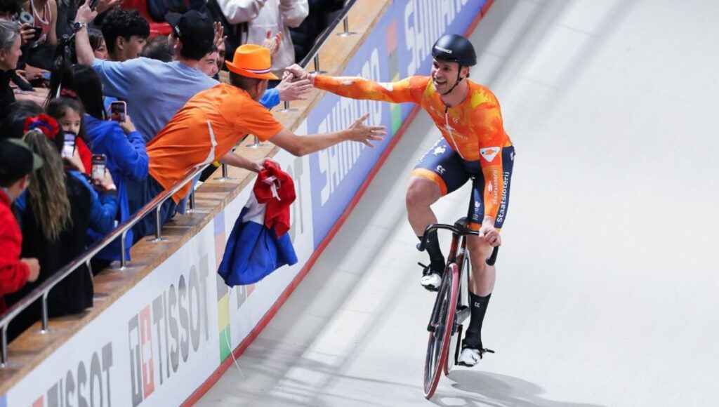 Paises Bajos domina el Mundial de Ciclismo en Pista con brillante actuacion de Harrie Lavreysen
