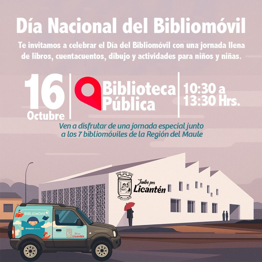 Licantén será sede regional en la celebración del Día Nacional del Bibliomóvil 1 WhatsApp Image 2025 10 15 at 11.59.59