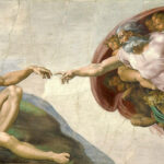 dios creacion de adan miguel angel