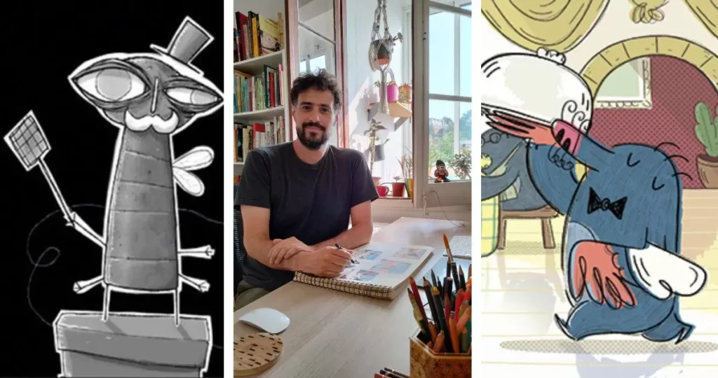 Pato Mena, el ilustrador chileno que retrata la niñez desde Barcelona 1 ilustrador chileno jpg