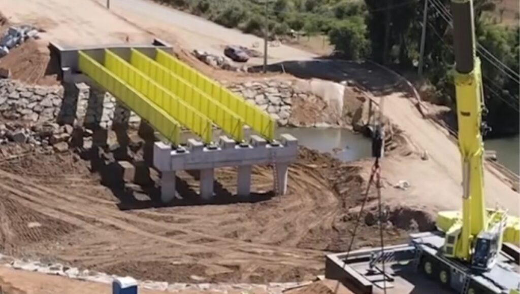 Avanza en un 57% la construcción del nuevo Puente Quiahue en la comuna de Lolol 1 Avanza en un 57 la construccion del nuevo Puente Quiahue en la comuna de Lolol