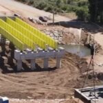 Avanza en un 57 la construccion del nuevo Puente Quiahue en la comuna de Lolol